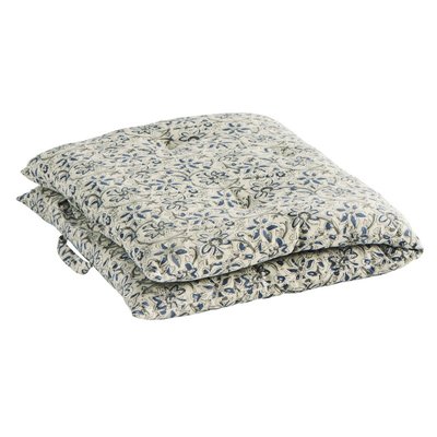 Coussin de sol fleuri coton MADAM STOLTZ