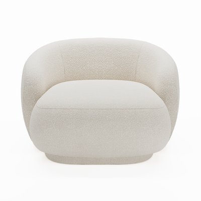 Loveseat Fauteuil 2 places en tissu bouclette - JOSHUA POTIRON PARIS