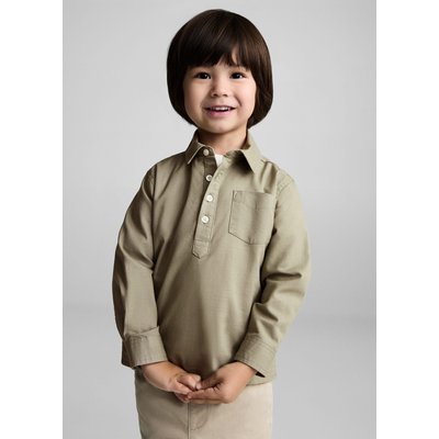 Chemise coton style polo MANGO BABY