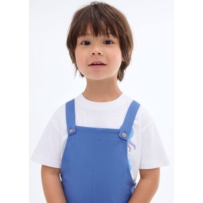 Salopette courte maille MANGO BABY