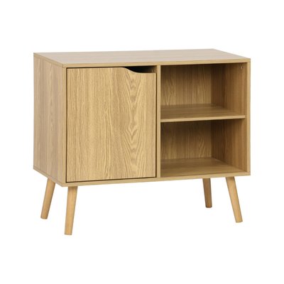 Buffet décor bois 1 porte 80cm NEPAL SWEEEK