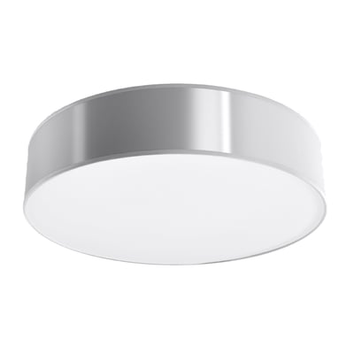 Plafonnier PVC Gris E27 4 Arena EDEN