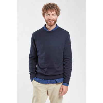 Pull uni col rond en coton CARANTEC ARMOR-LUX