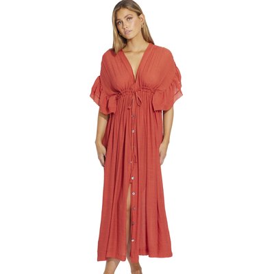 Robe longue estivale à volants Mojito SELMARK MARE