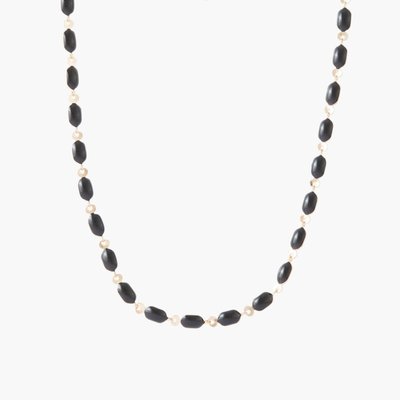 Collier maillons noir et doré BALABOOSTE