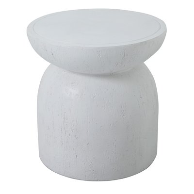 Table d'appoint bout de canapé en magnésite, intérieur extérieur, HJORRING NORDLYS