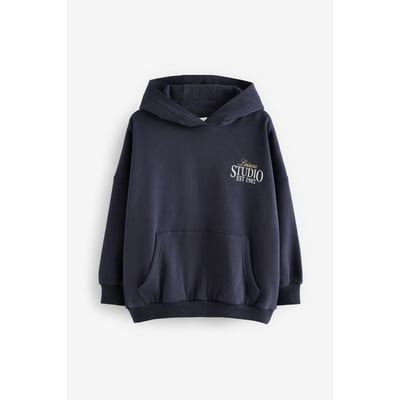 Sweat à capuche avec inscription NEXT