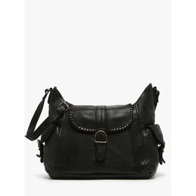 Sac bandoulière Utility cuir BASILIC PEPPER