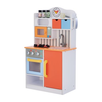 Jeu Cuisine Enfant Bois Burlywood LITTLE CHEF TEAMSON KIDS