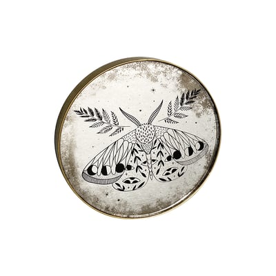 Déco murale miroir imprimé papillon 20cm EMDE