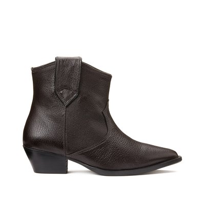 Boots Joanni 35, genarbtes Leder ANONYMOUS COPENHAGEN