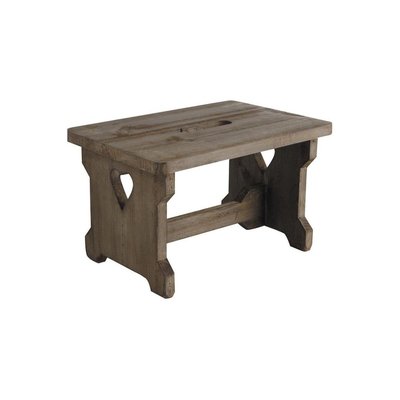 Tabouret en bois vieilli AUBRY GASPARD