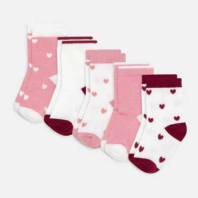 Set van 5 paar kousen PETIT BATEAU