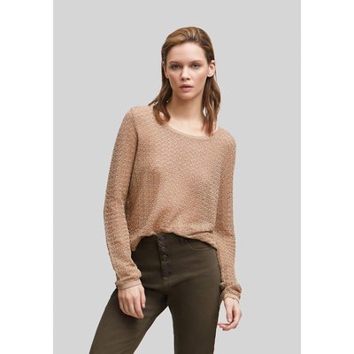 Iridescent long-sleeved round-neck jumper IKKS