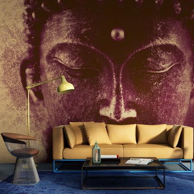 Papier peint intissé panoramique Orient Buddha en méditation EDEN