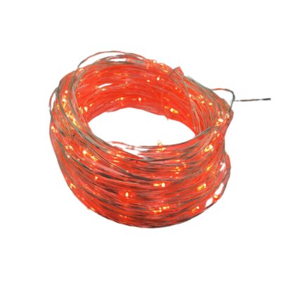 Guirlande Micro Led 9m Rouge Flash Blanc Pur MILLUMINE