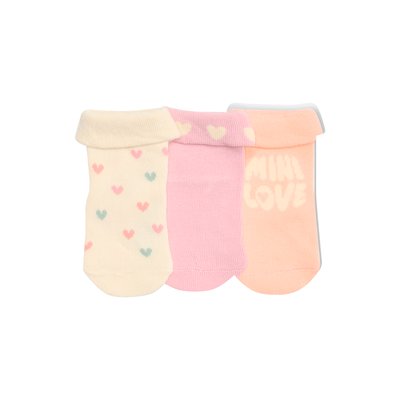 Lot de 3 paires de chaussettes Bébé love VERTBAUDET