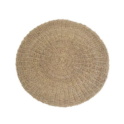Tapis rond en jonc de mer HYDILE