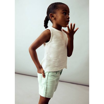 Short en jean avec détail sur le côté MANGO BABY