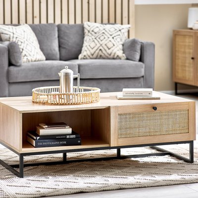 Indiya Rattan Storage Coffee Table SO'HOME