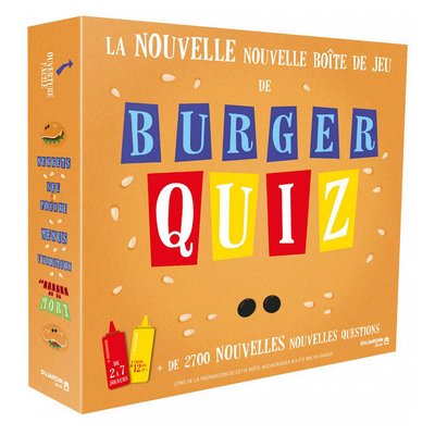Burger quiz Le jeu de societe nouvelle version DUJARDIN
