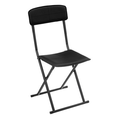 Chaise pliante Noire en PVC ATMOSPHERA