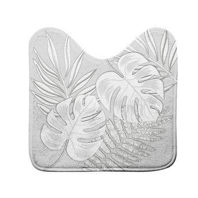 Tapis contour de WC Feuilles d ambre DOUCEUR D'INTÉRIEUR