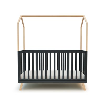 Lit cabane bébé évolutif en bois CONFORT AT4