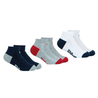 Chaussettes basses, lot de 3 paires WILSON