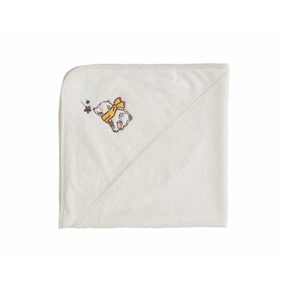 Cape de bain bébé OURS POLAIRE SENSEI MAISON