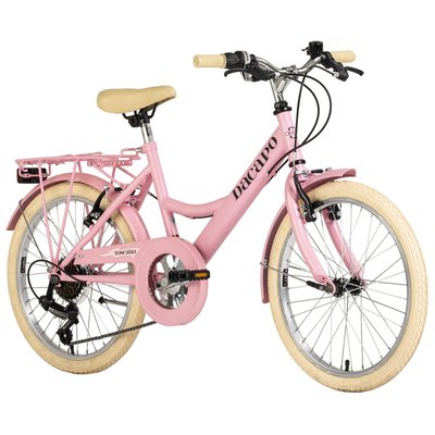 DaCapo Kinderfahrrad 20'' Toscana blau 6 Gänge RH 36 cm KS