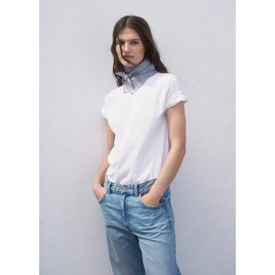 T-shirt coton manches courtes MANGO