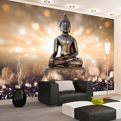 Papier peint intissé panoramique Orient Golden Enlightenment EDEN