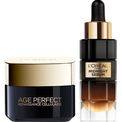 Duo Soin Jour et Midnight Sérum Nuit L'OREAL PARIS