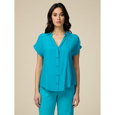 Chemise à manches courtes en viscose OLTRE