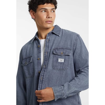 Chemise Classique En Jean À Manches Longues GUESS