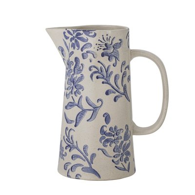 Carafe grès peint floral  Petunia BLOOMINGVILLE
