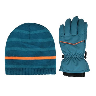 Ensemble bonnet et gants motif/style ligne MOUNTAIN WAREHOUSE