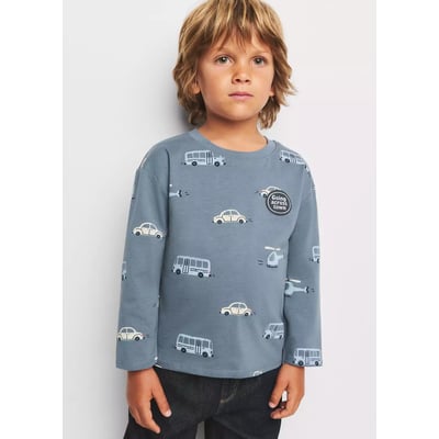 T-shirt 100 % coton à motifs MANGO BABY