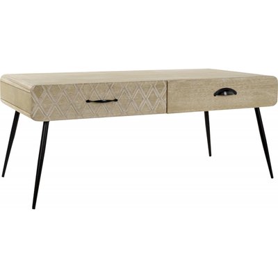 Table basse bois et métal, Boho Scandi RECOLLECTION