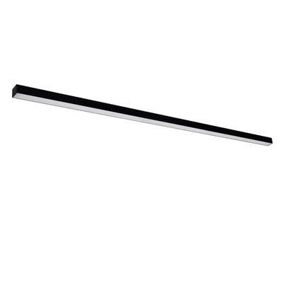 Applique murale Aluminium Noir LED 1 Pinne EDEN