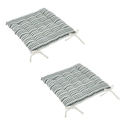 Lot de 2 galettes de chaise rectangulaire Tavares ATMOSPHERA