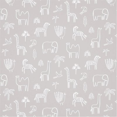 50x1000cm Funky Jungle Wallpaper Stone HARLEQUIN