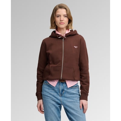 Sweat à capuche zippé avec logo brodé Signature SUPERDRY