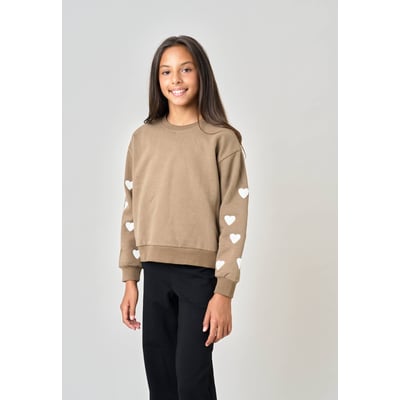 Sweat fille en coton mélangé SARINA DEELUXE