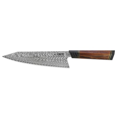 Couteau Desert Damas modèle chef kiritsuke 21cm FUKITO