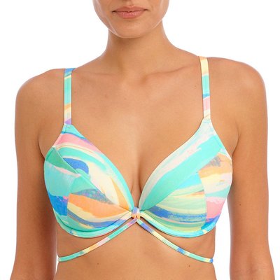 Haut de maillot pastel à armatures et lien amovible SUMMER REEF FREYA SWIM