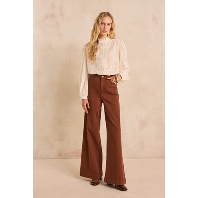 Jean wide leg en coton SHELBY Maison 123