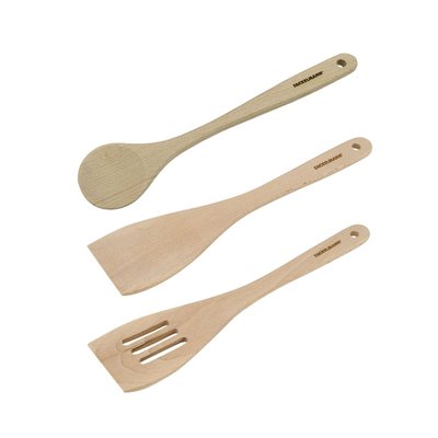 Lot de 3 ustensiles de cuisine en bois FACKELMANN
