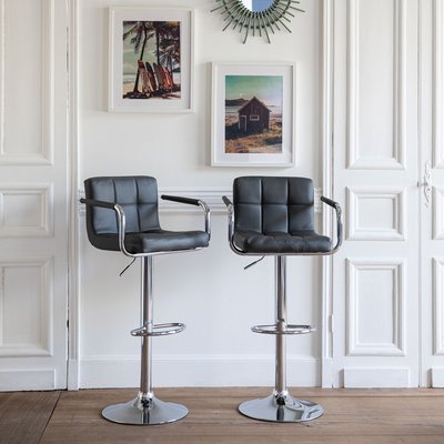 Lot de 2 tabourets de bar, MIKE HAPPY GARDEN